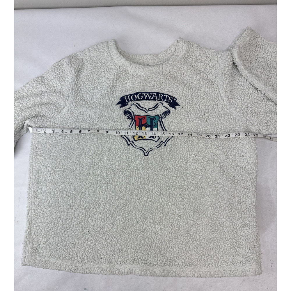 Hogwarts Harry Potter Sherpa Fleece Plush Cozy Sweatshirt Women's XL - Picture 3 of 7